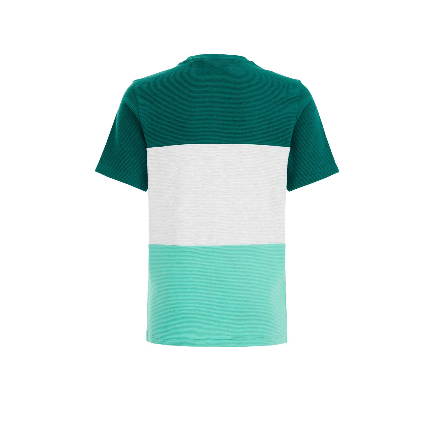 WE Fashion T-shirt groen wit