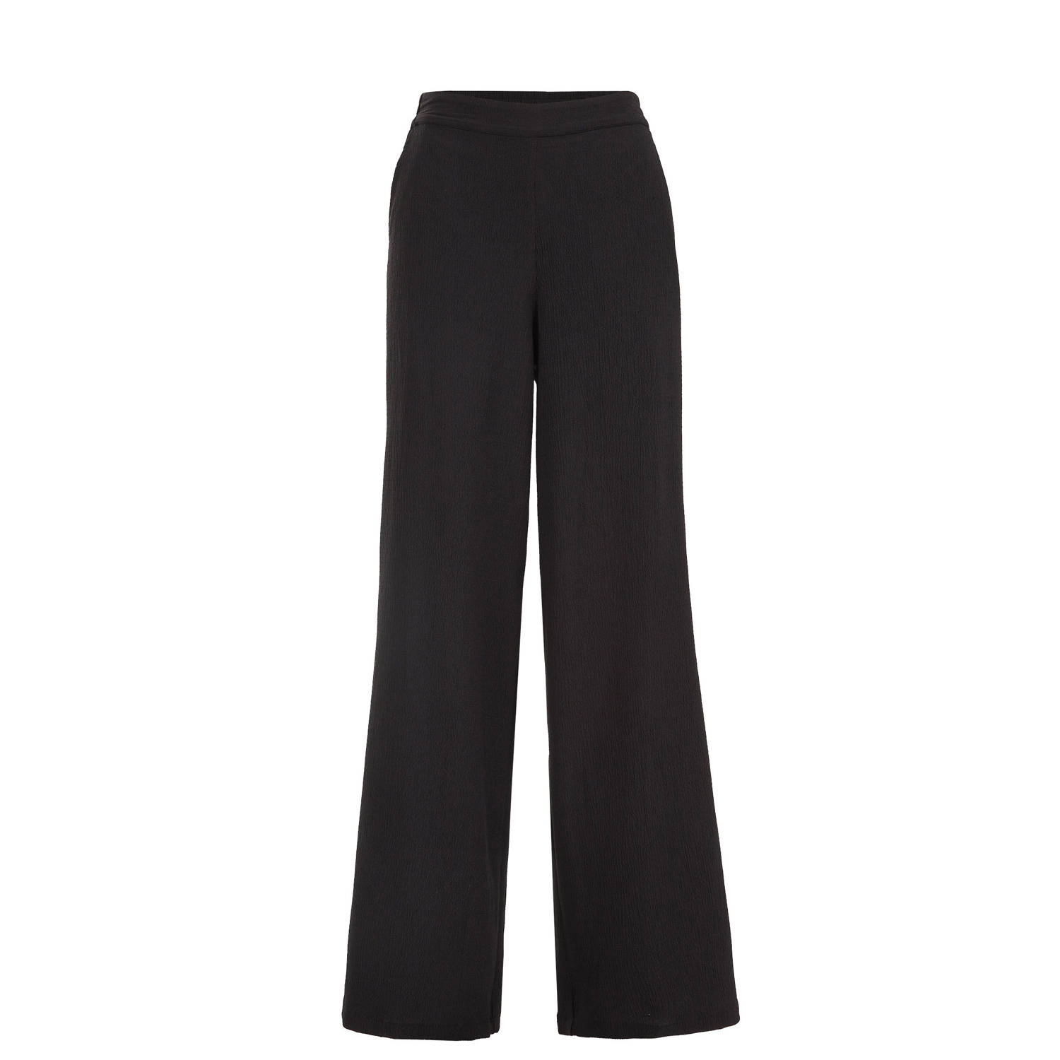 WE Fashion wide leg pantalon zwart