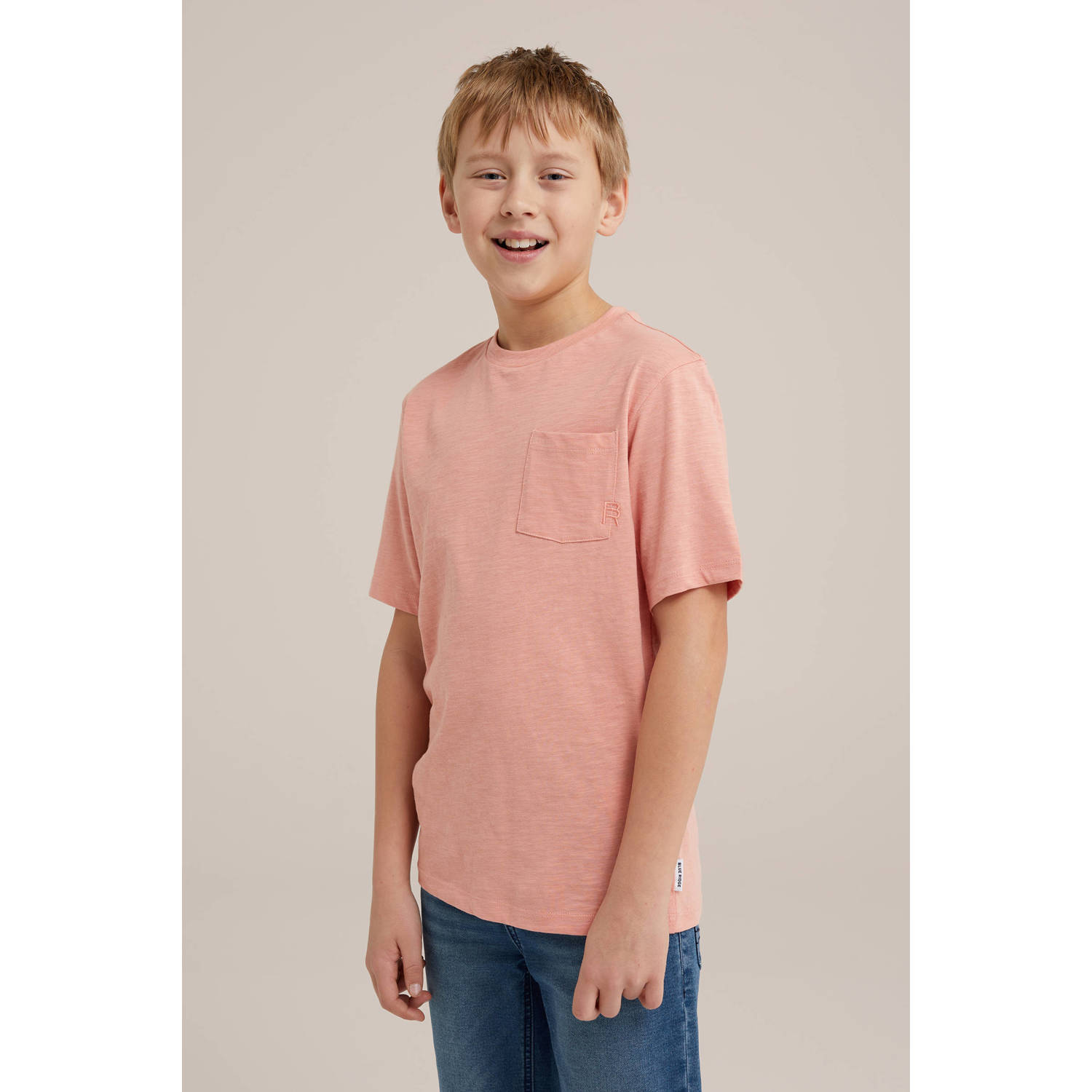 WE Fashion Blue Ridge T-shirt zalmroze