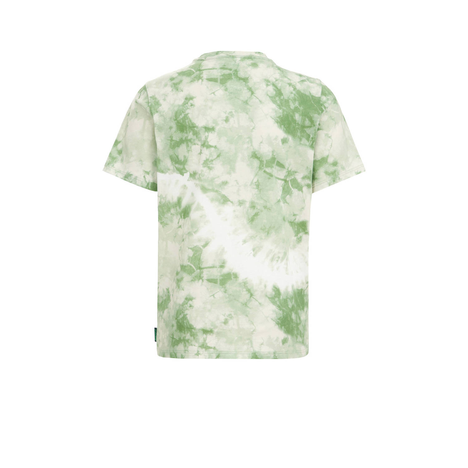WE Fashion tie-dye T-shirt groen wit