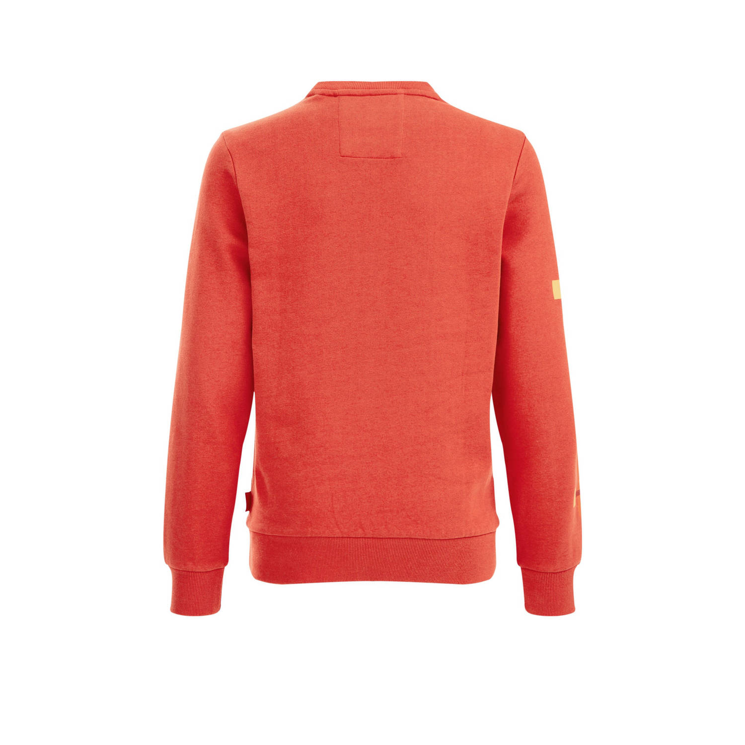 WE Fashion sweater met printopdruk rood