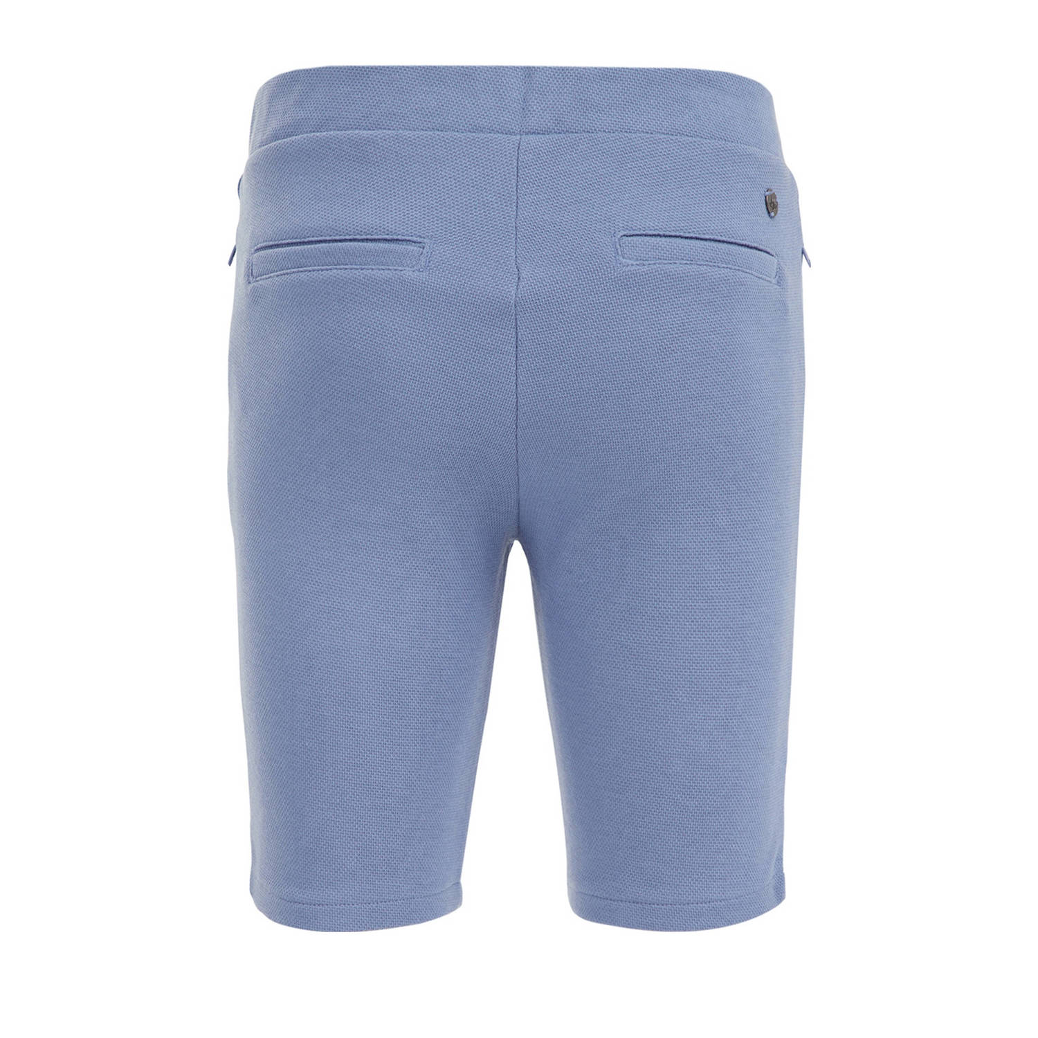 WE Fashion slim fit sweatshort blauw