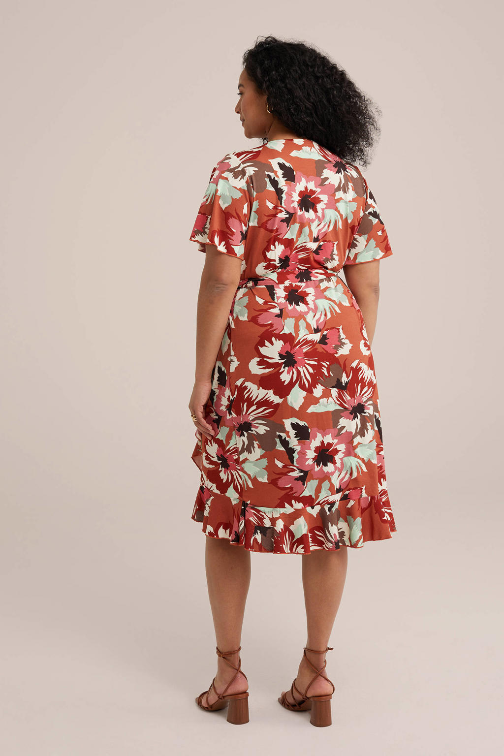 Tommy Hilfiger Curve PLUS SIZE jersey jurk met polokraag, model '1985