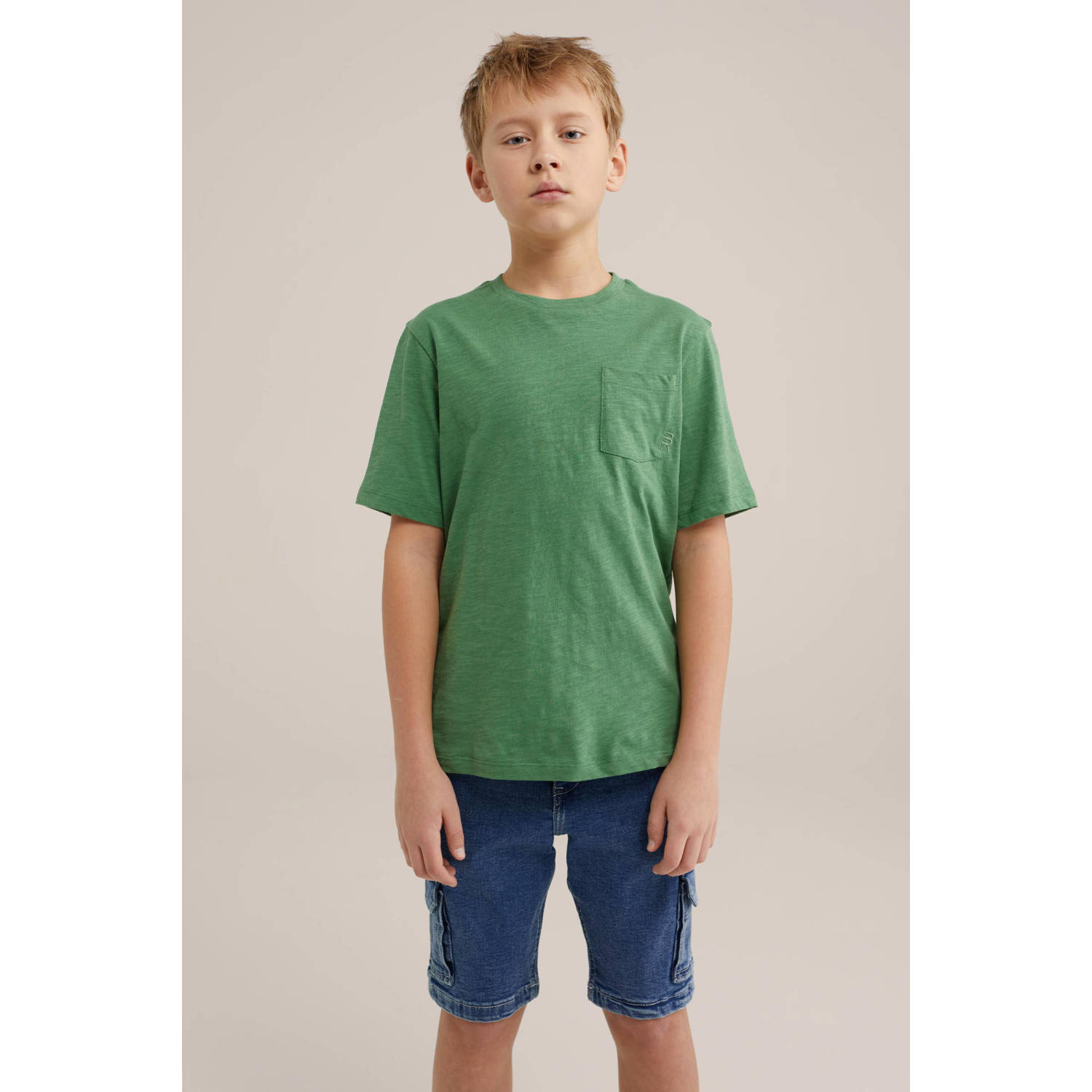 WE Fashion T-shirt groen