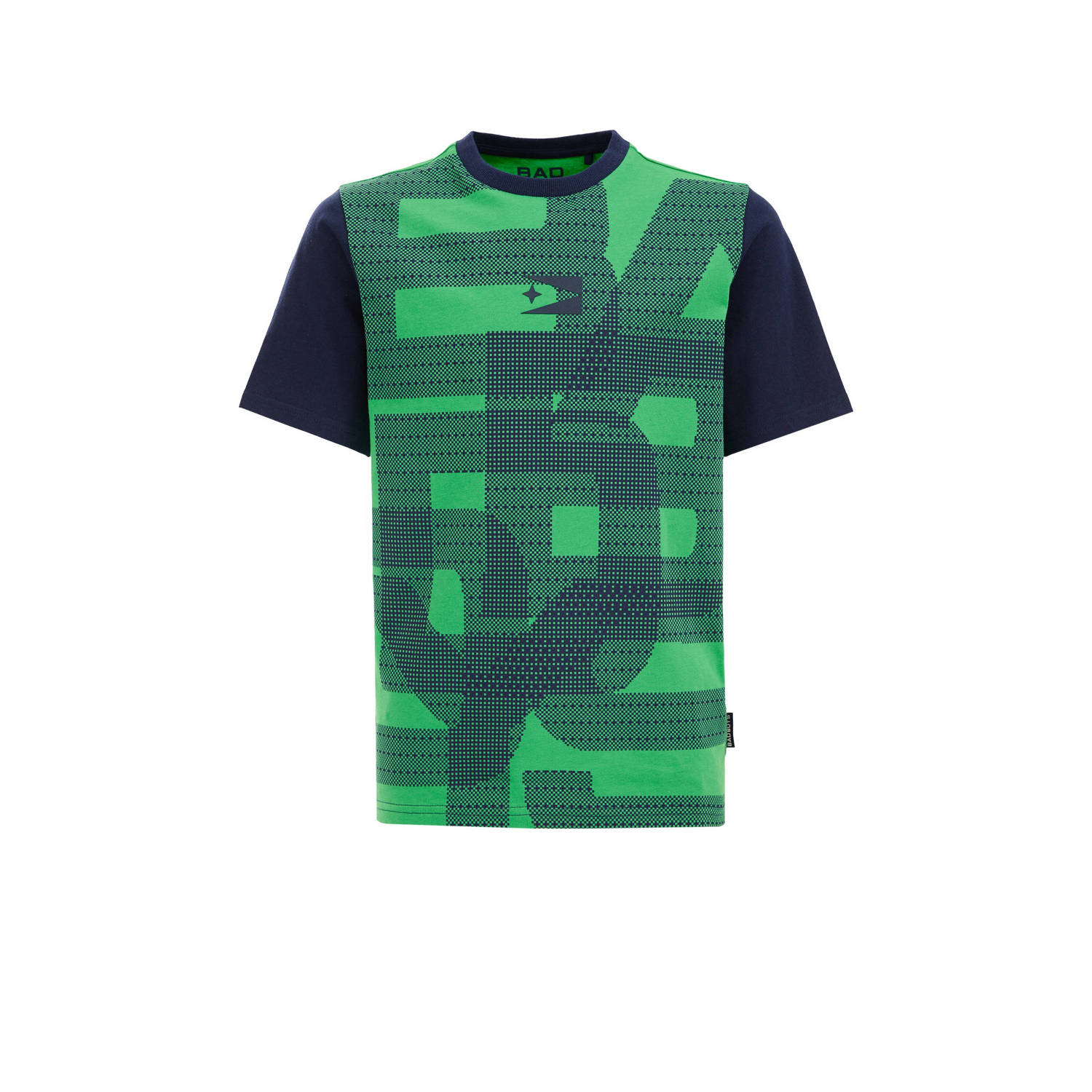 WE Fashion T-shirt met printopdruk groen