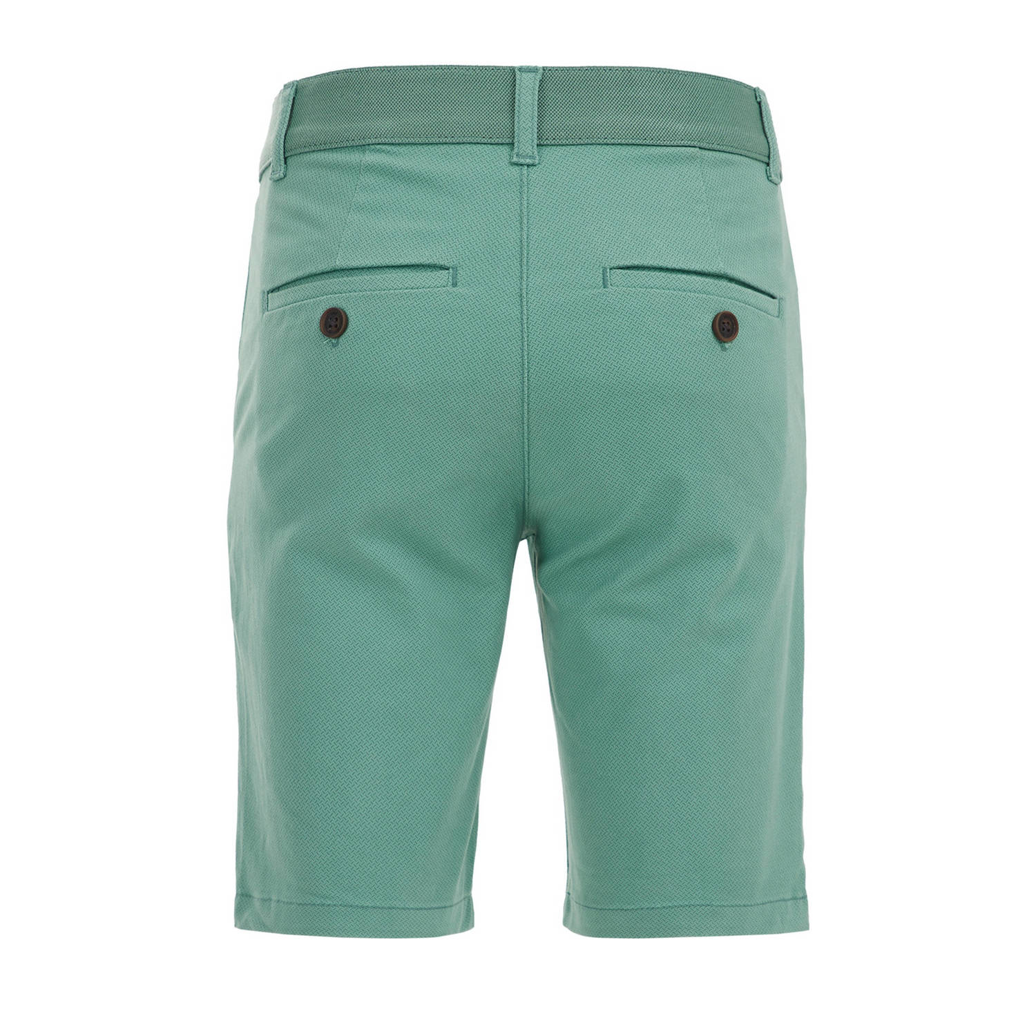 WE Fashion slim fit bermuda groen