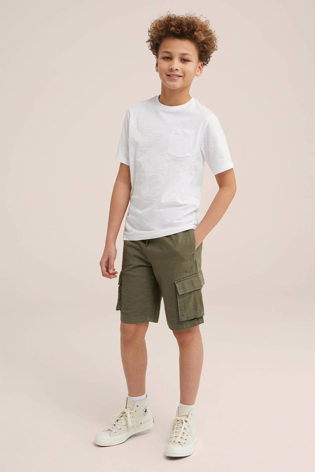 WE Fashion Blue Ridge T-shirt wit