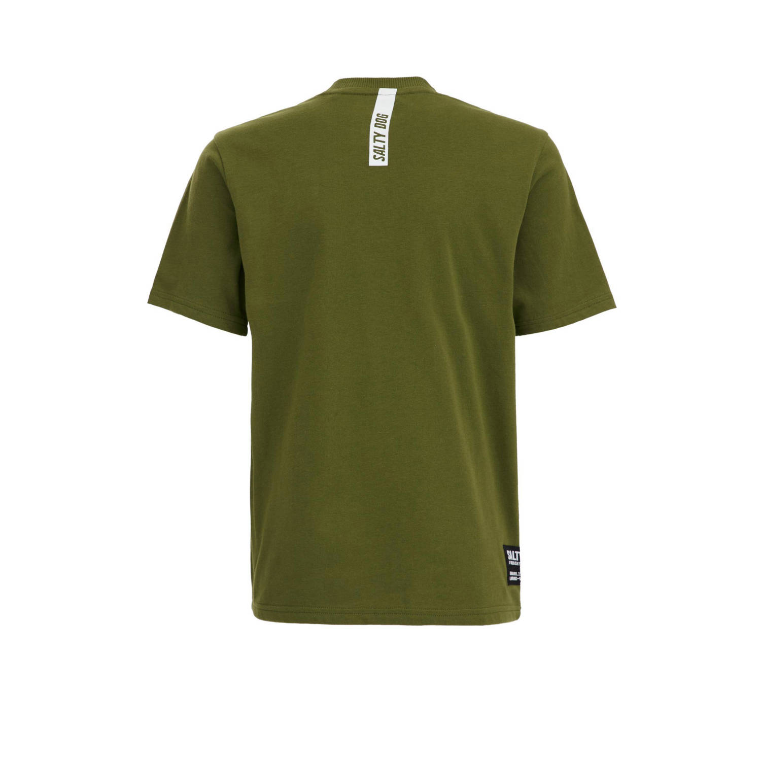 WE Fashion T-shirt mosgroen