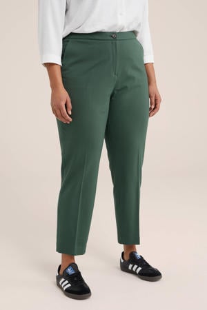 tapered fit broek groen