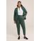 WE Fashion Curve tapered fit broek groen