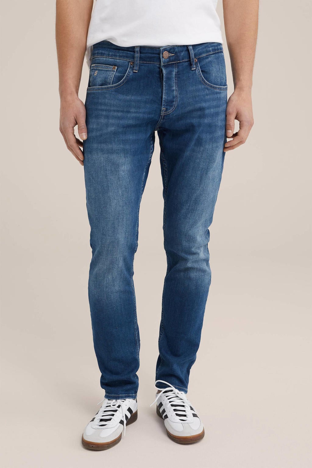 WE Fashion Blue Ridge slim fit jeans Sloane blue denim