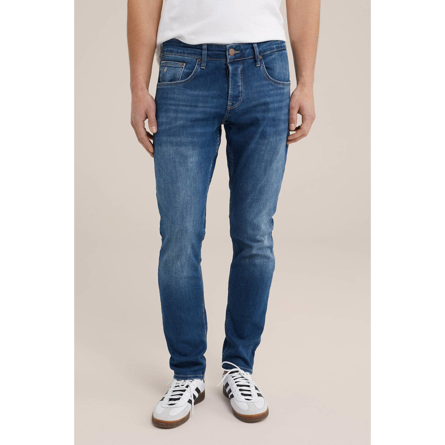 WE Fashion Blue Ridge slim fit jeans Sloane blue denim