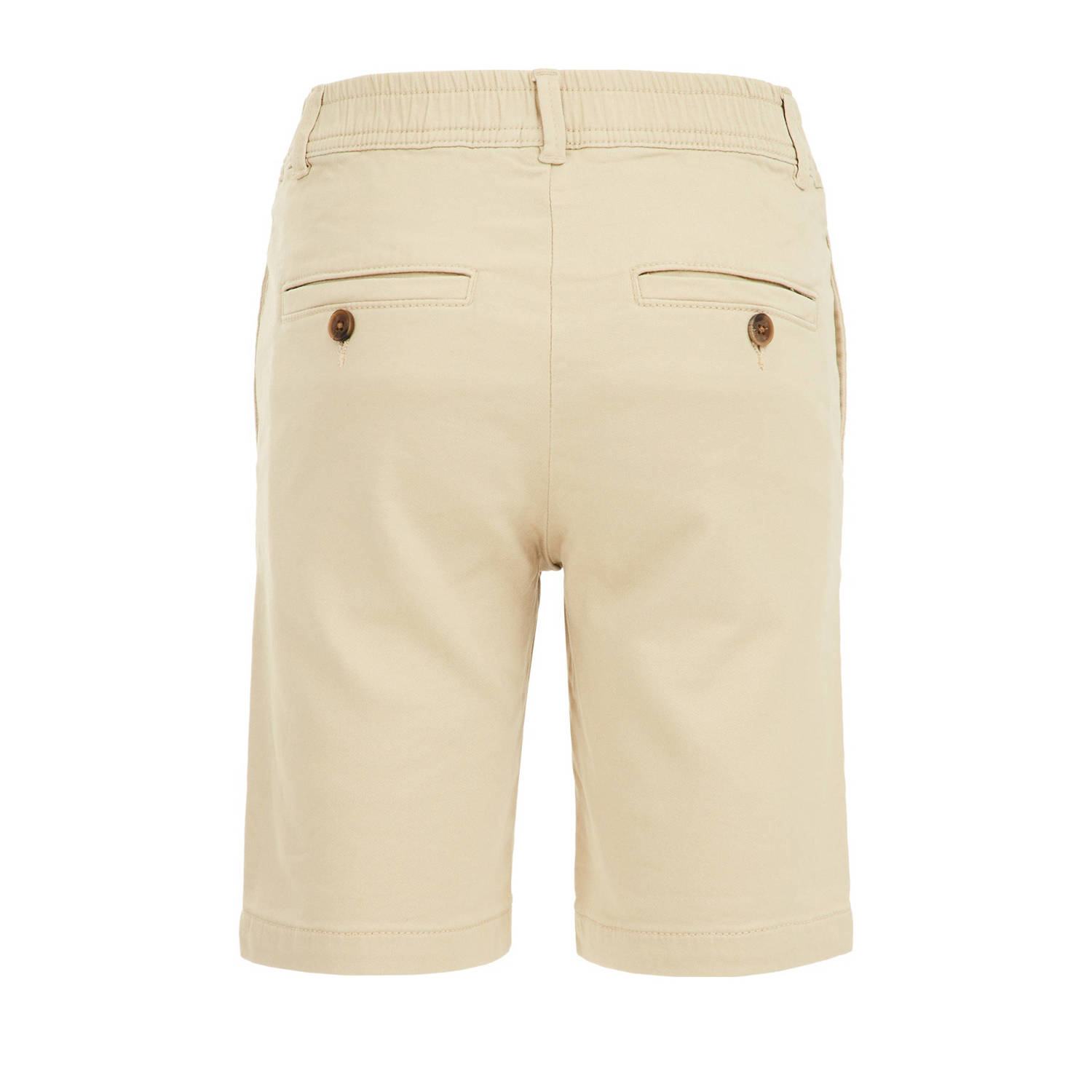 WE Fashion tapered fit chino short zand