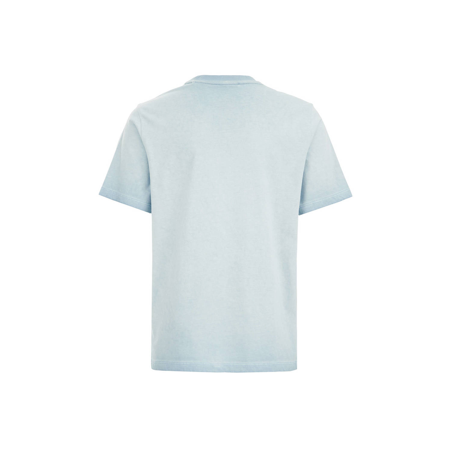 WE Fashion T-shirt met printopdruk lichtblauw