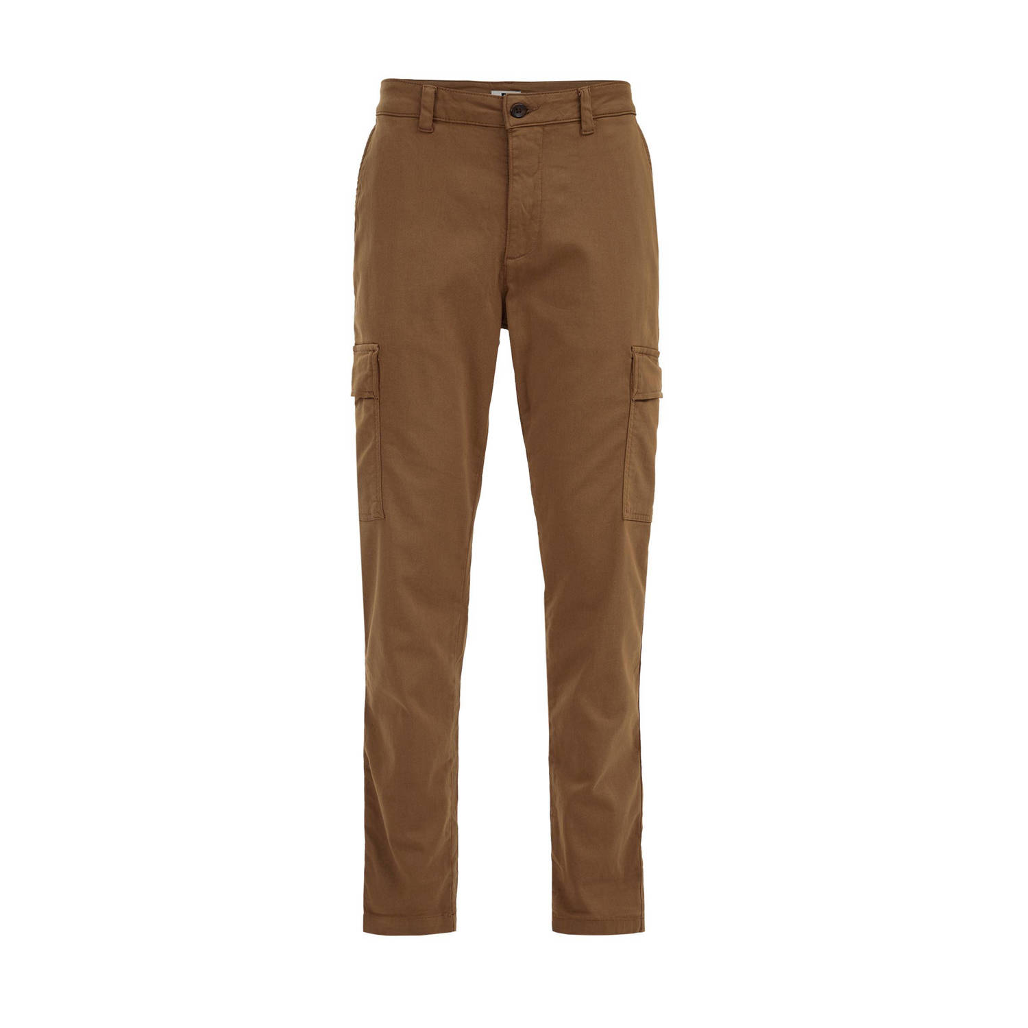 WE Fashion tapered fit cargo broek Base otter