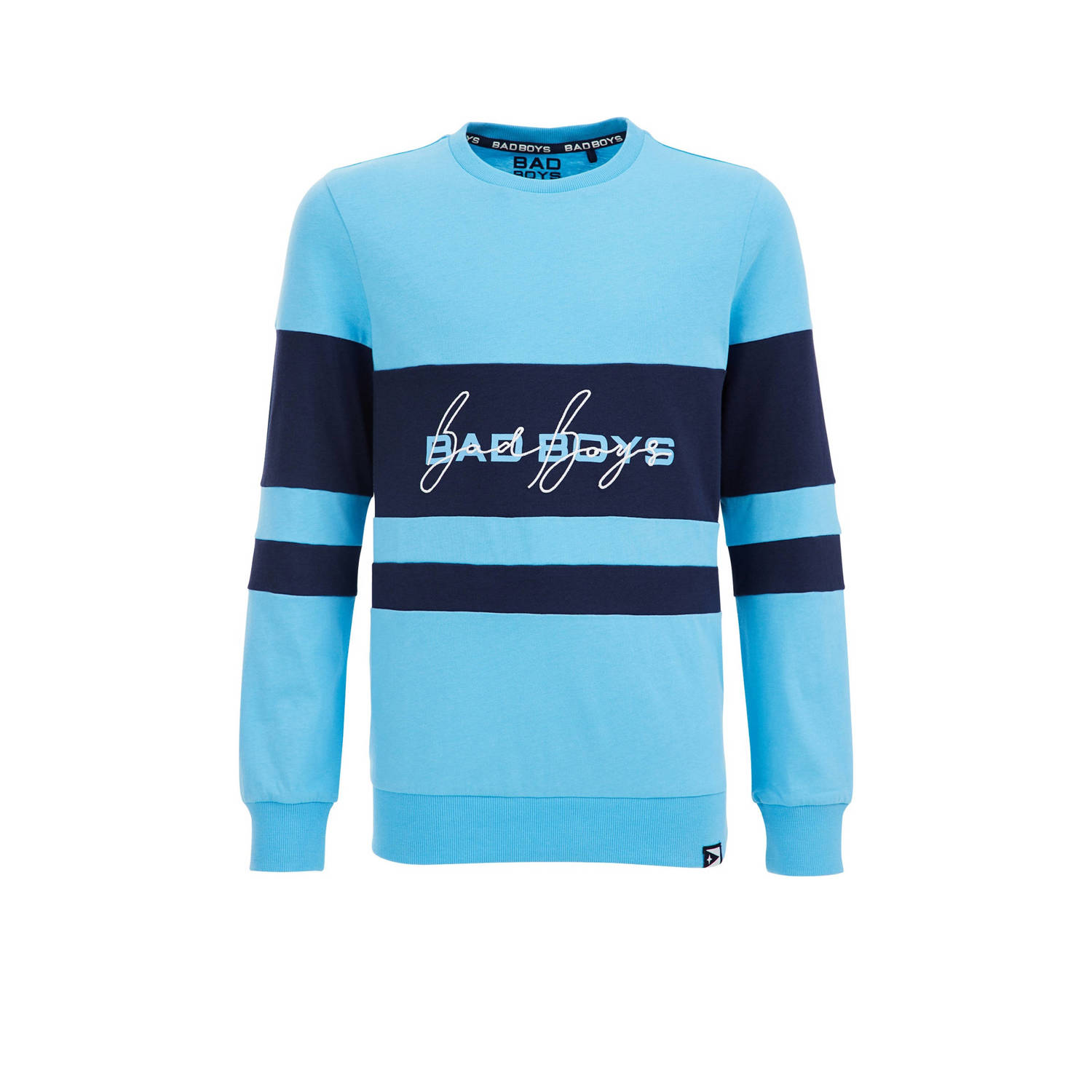 WE Fashion gestreepte sweater blauw