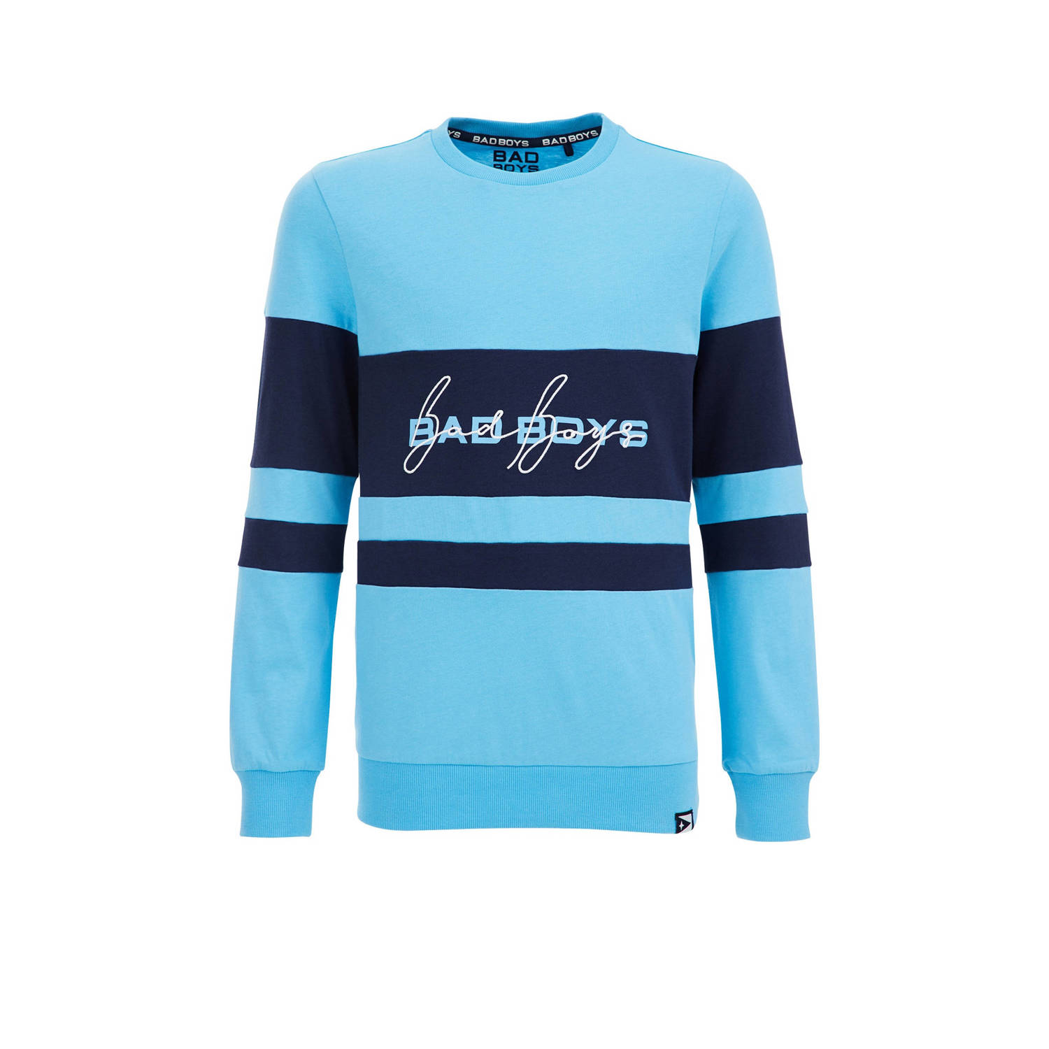 WE Fashion gestreepte sweater blauw Streep 122 128