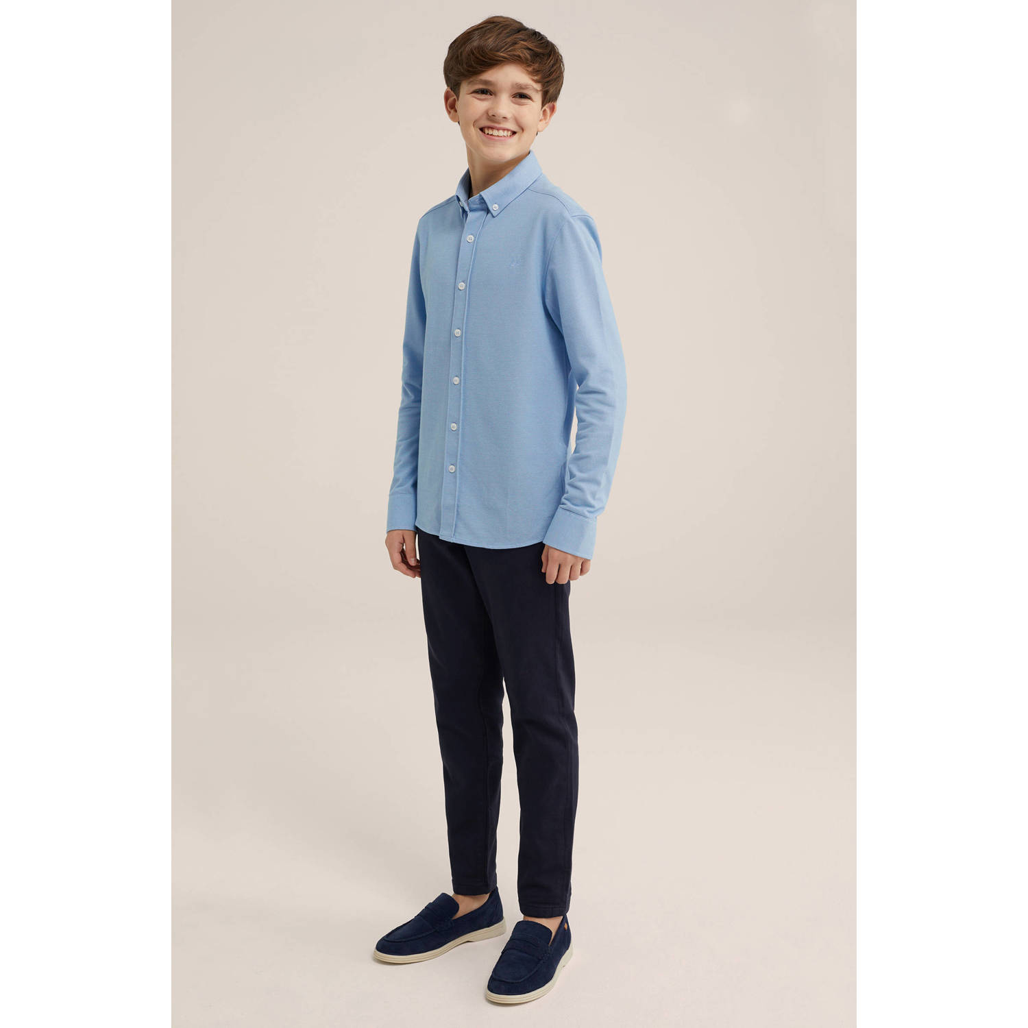 overhemd blauw