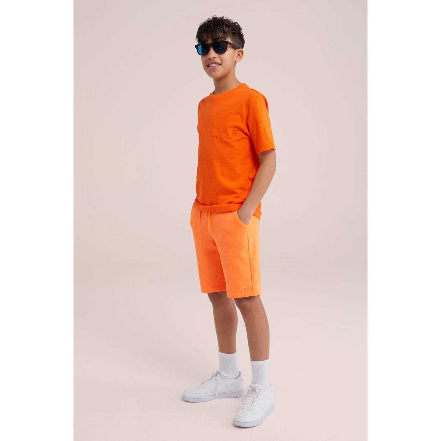 WE Fashion Blue Ridge T-shirt oranje