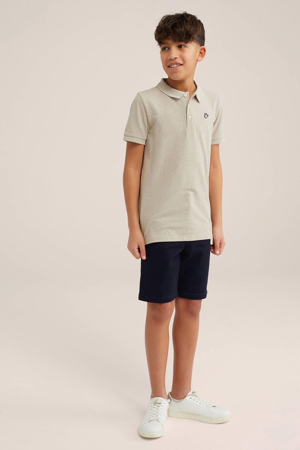 WE Fashion polo beige