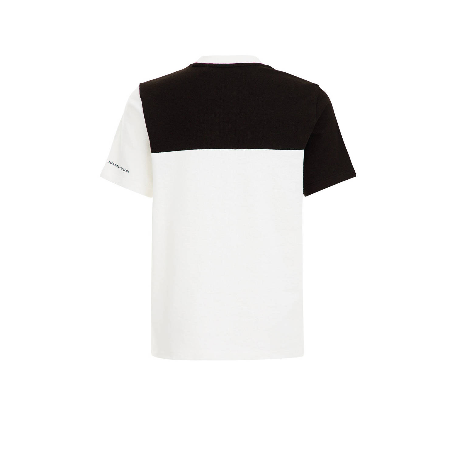 WE Fashion Salty Dog T-shirt wit zwart