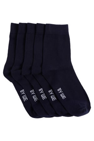 sokken - donkerblauw (set van 5)