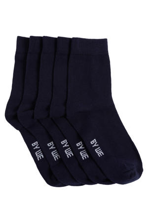 sokken - donkerblauw (set van 5)