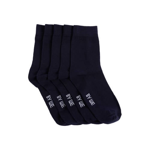 WE Fashion sokken - set van 5 donkerblauw afbeelding