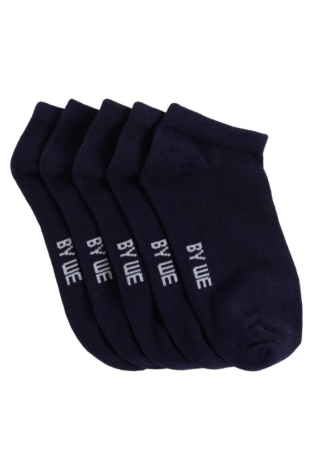 WE Fashion enkelsokken - marineblauw (set van 5)