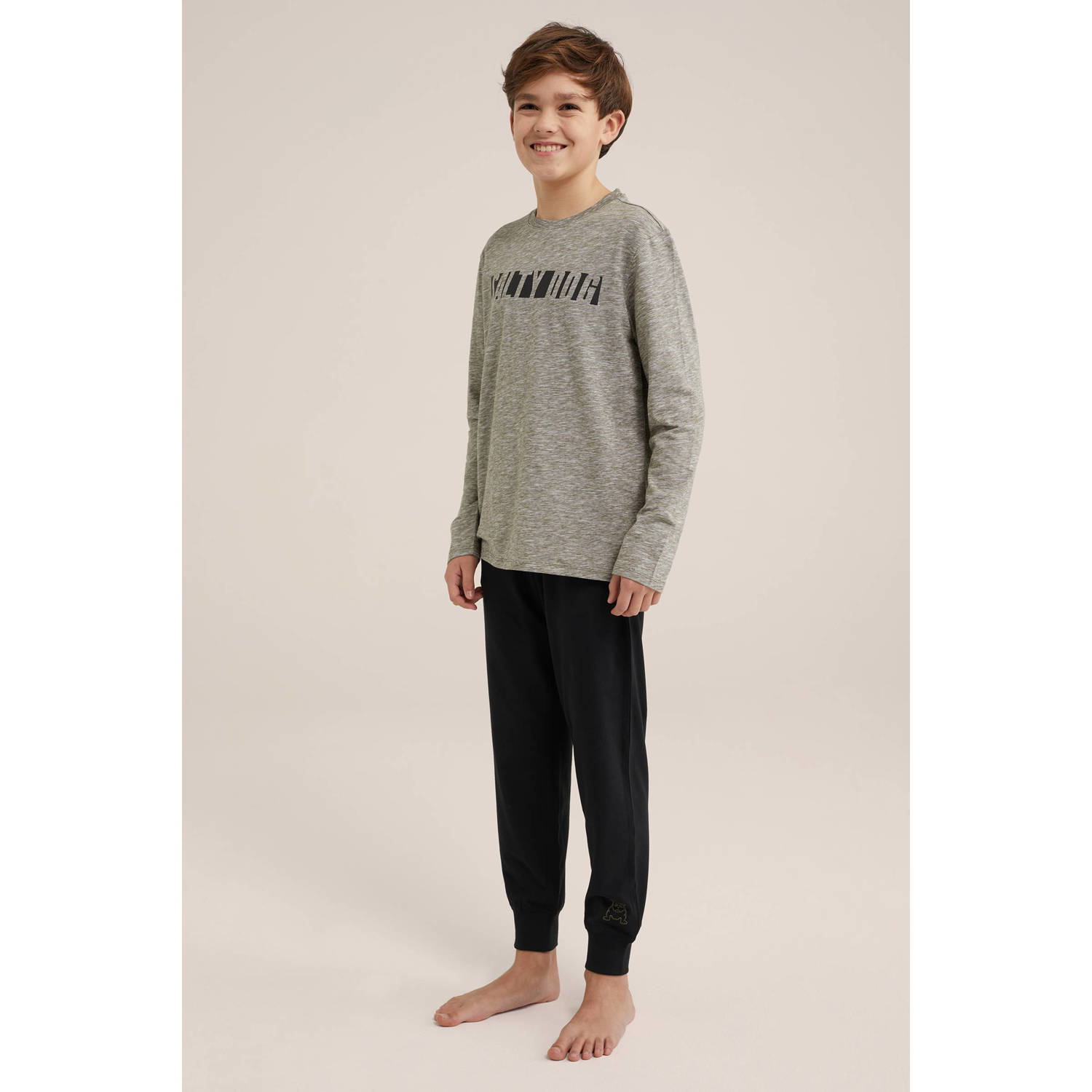 Salty Dog pyjama zwart olijfgroen