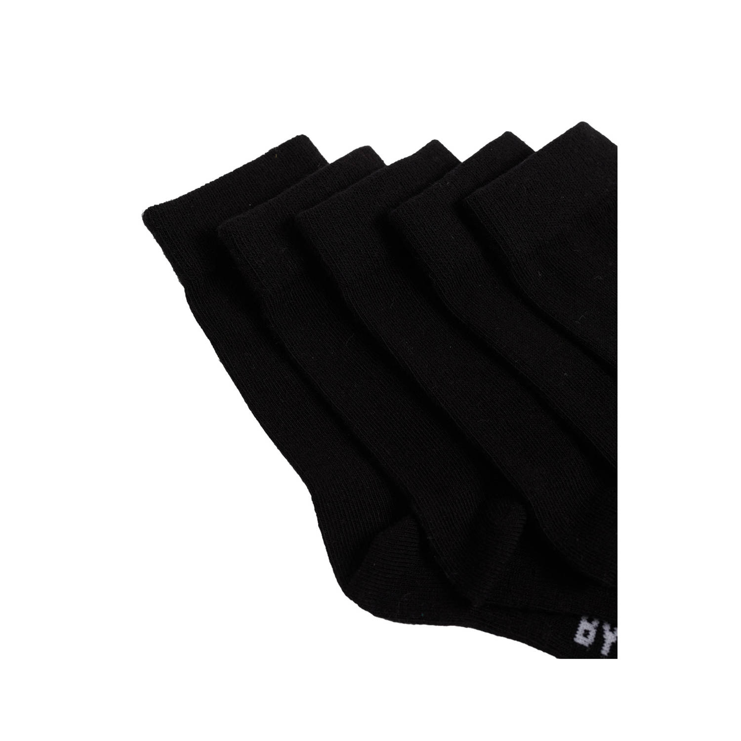 WE Fashion sokken set van 5 zwart