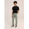 WE Fashion slim fit broek groen