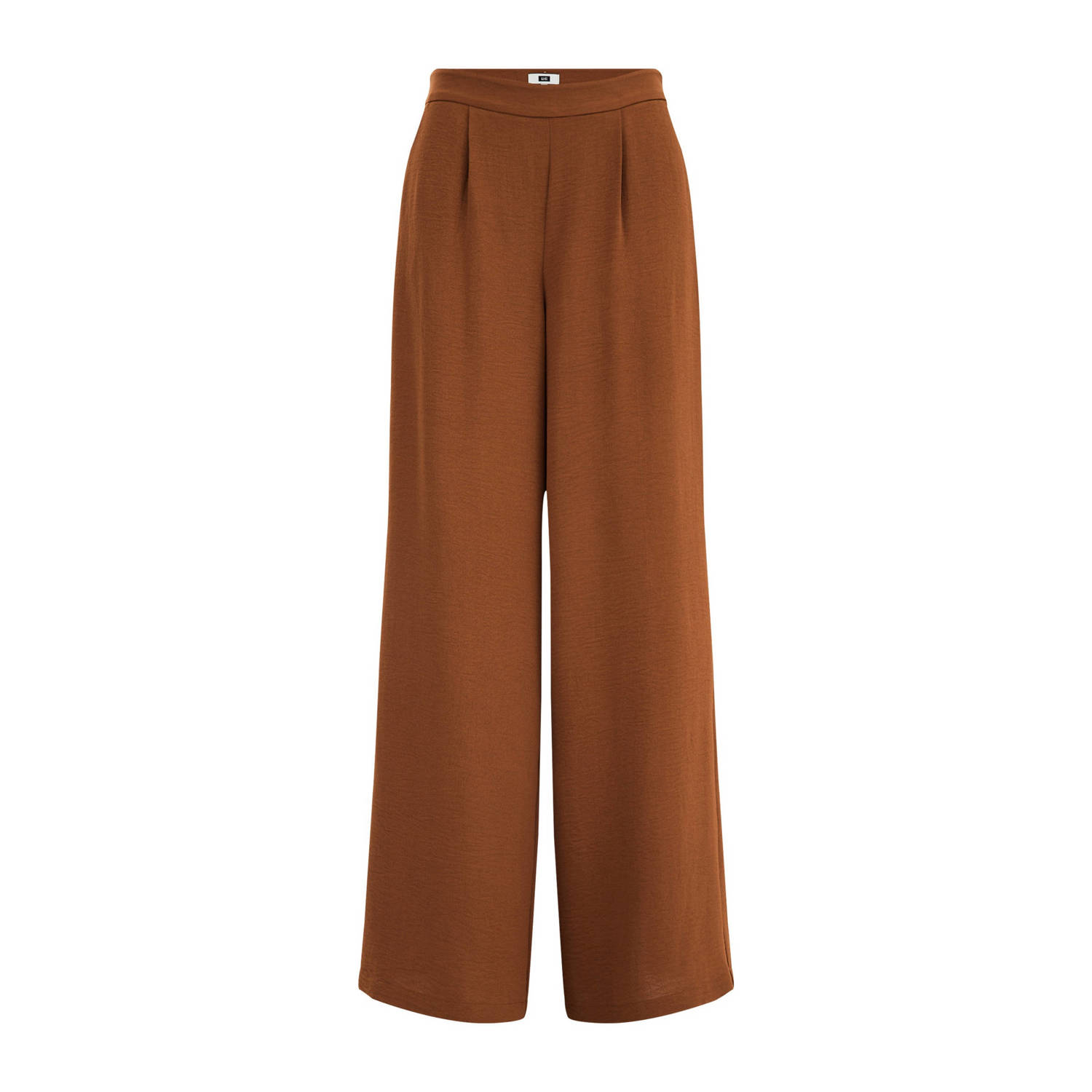 WE Fashion wide leg pantalon bruin