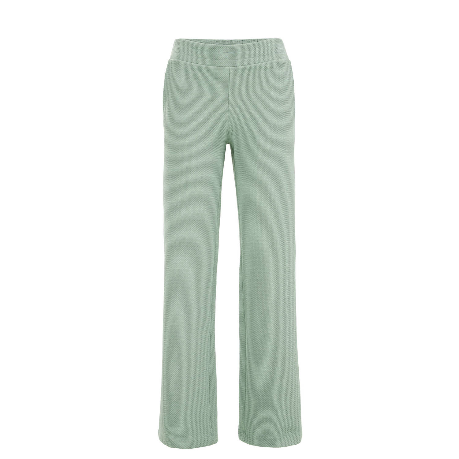 WE Fashion wide leg pantalon mintgroen