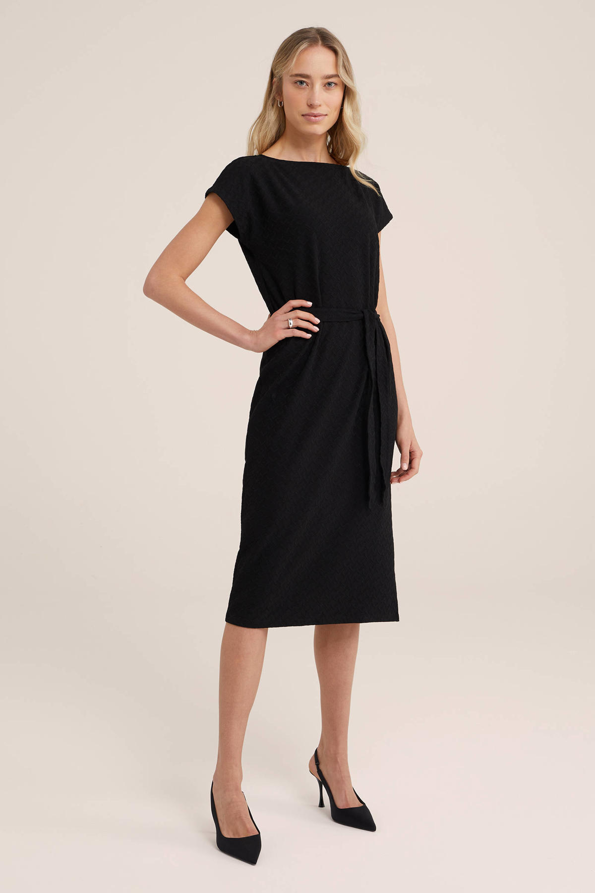 WE Fashion jurk zwart kopen? Morgen in huis wehkamp