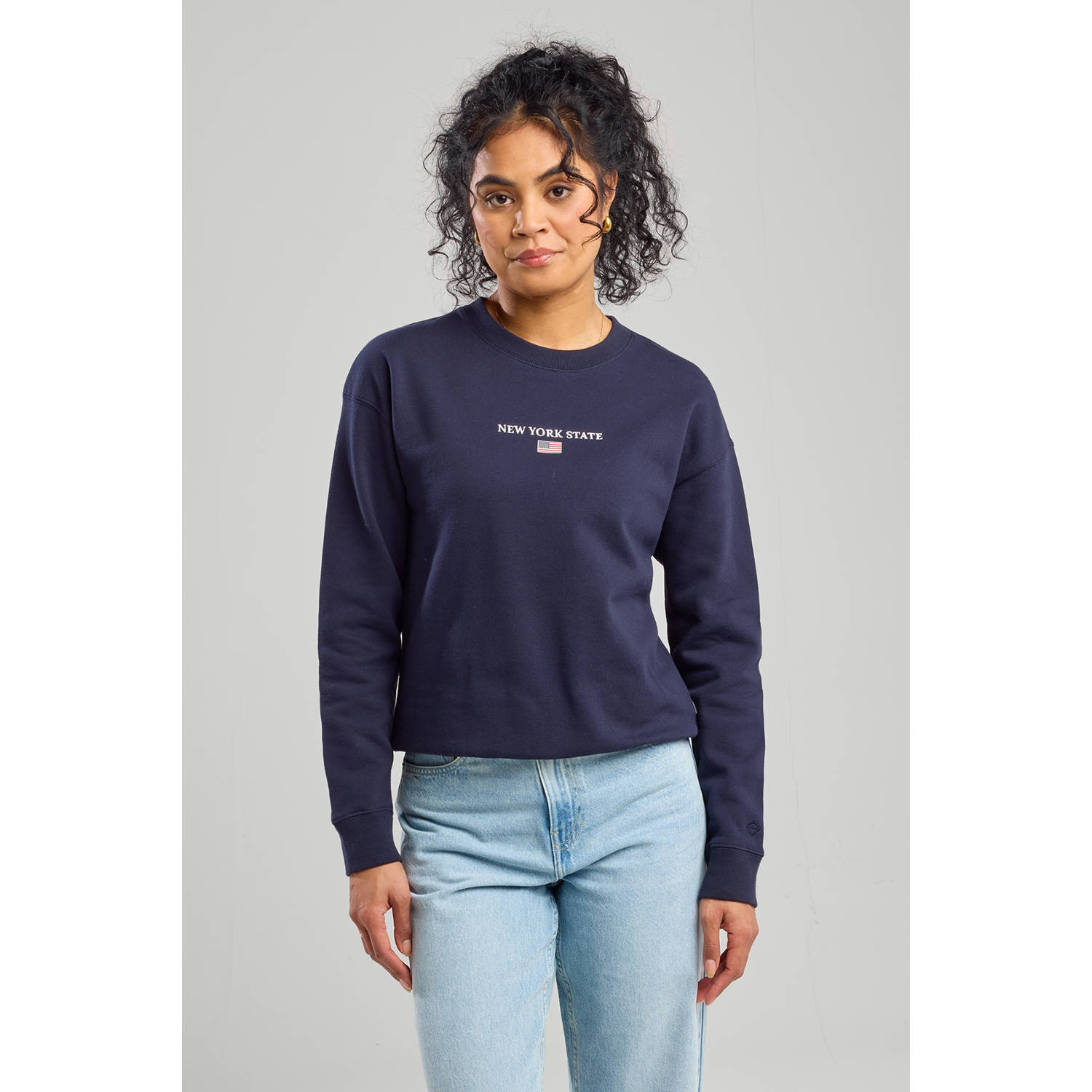 America Today sweater Suzana donkerblauw