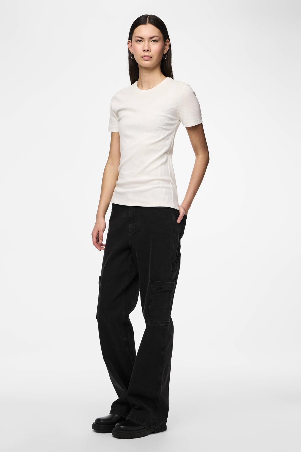 PIECES T-shirt PCRUKA wit