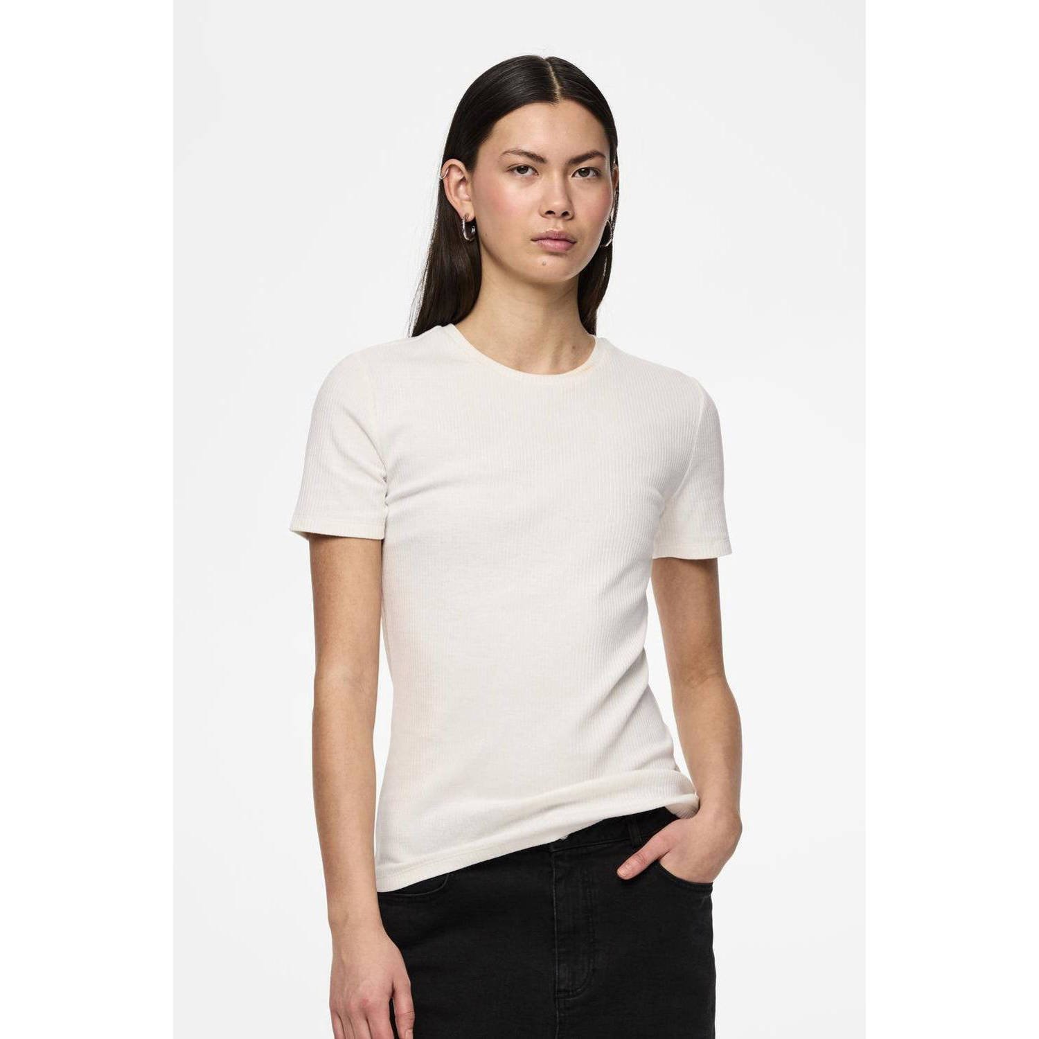 PIECES T-shirt PCRUKA wit