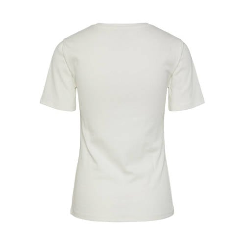 PIECES T-shirt PCRUKA wit afbeelding
