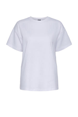 T-shirt PCSKYLAR wit