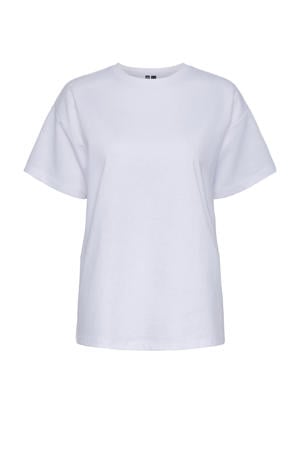 T-shirt PCSKYLAR wit