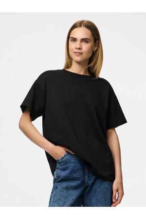 T-shirt PCSKYLAR zwart