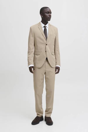 super slim kostuum JPRFANCO beige