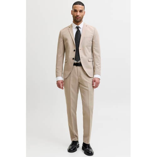 JACK & JONES PREMIUM super slim kostuum JPRFANCO beige afbeelding