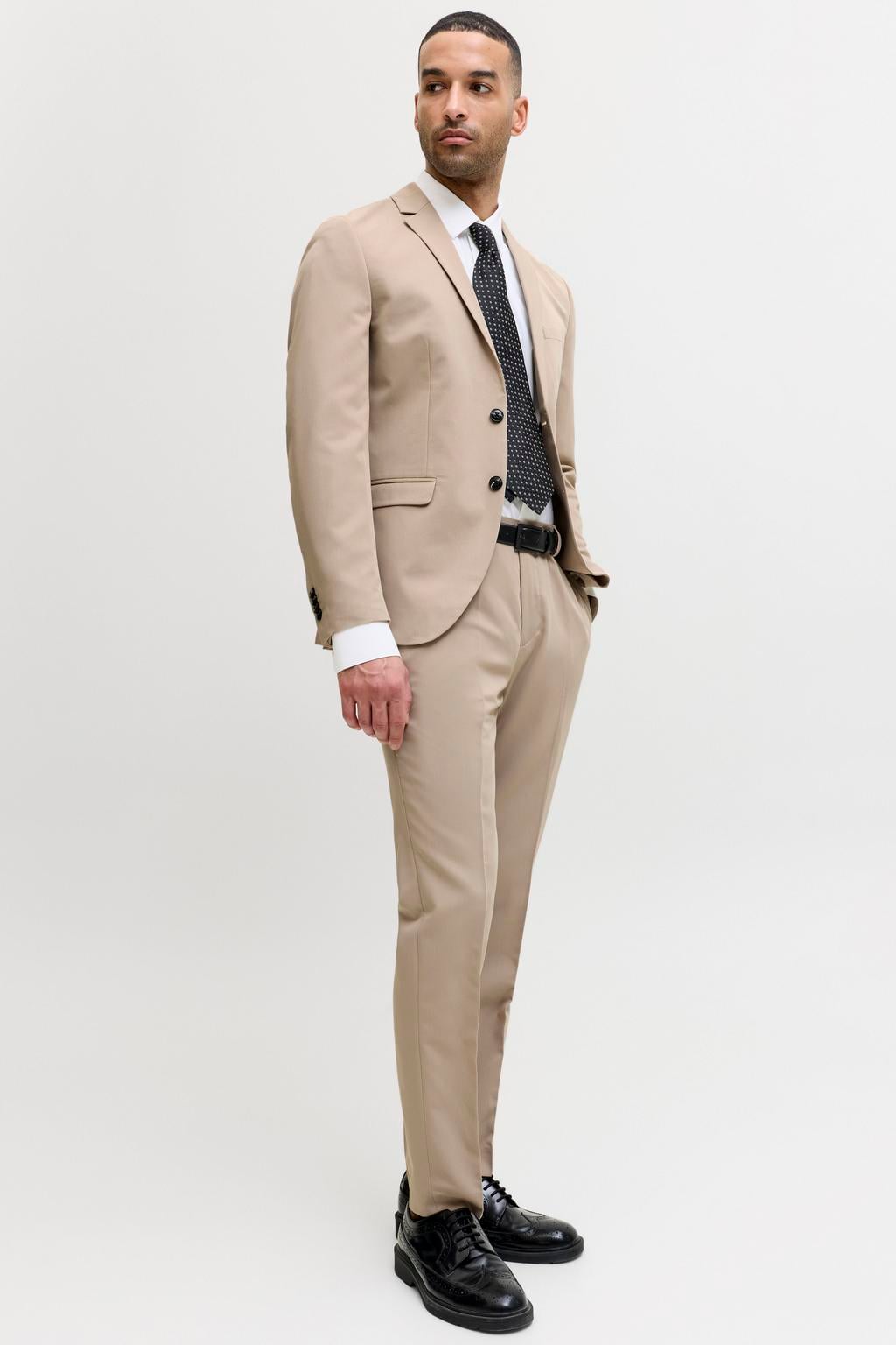 JACK & JONES PREMIUM super slim kostuum JPRFRANCO beige