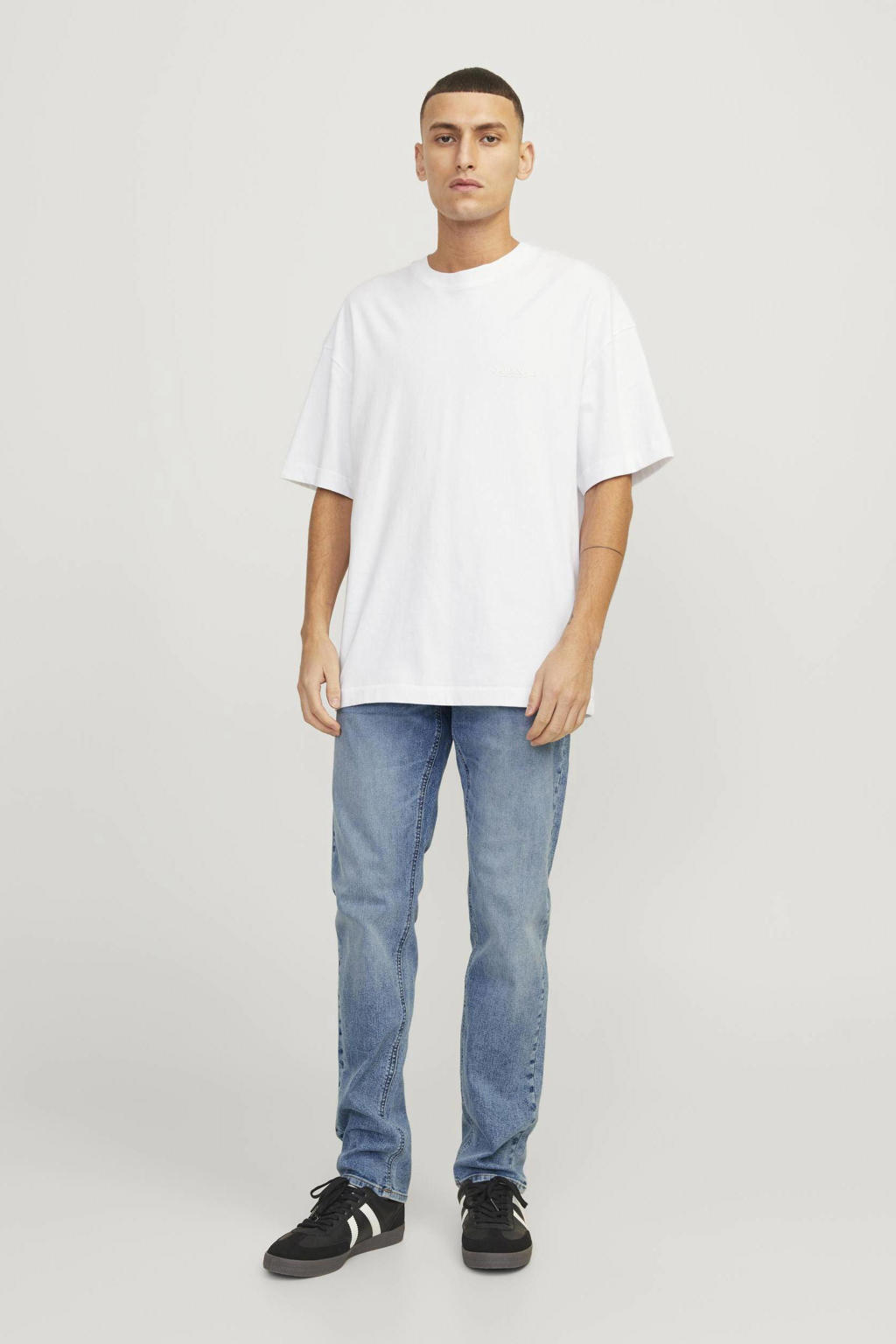 JACK & JONES JEANS INTELLIGENCE slim fit jeans JJIGLENN blue denim