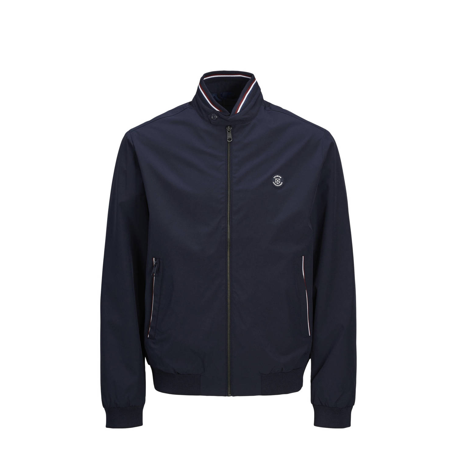 JACK & JONES PREMIUM bomberjack JPRBLUBROOK met logo violet