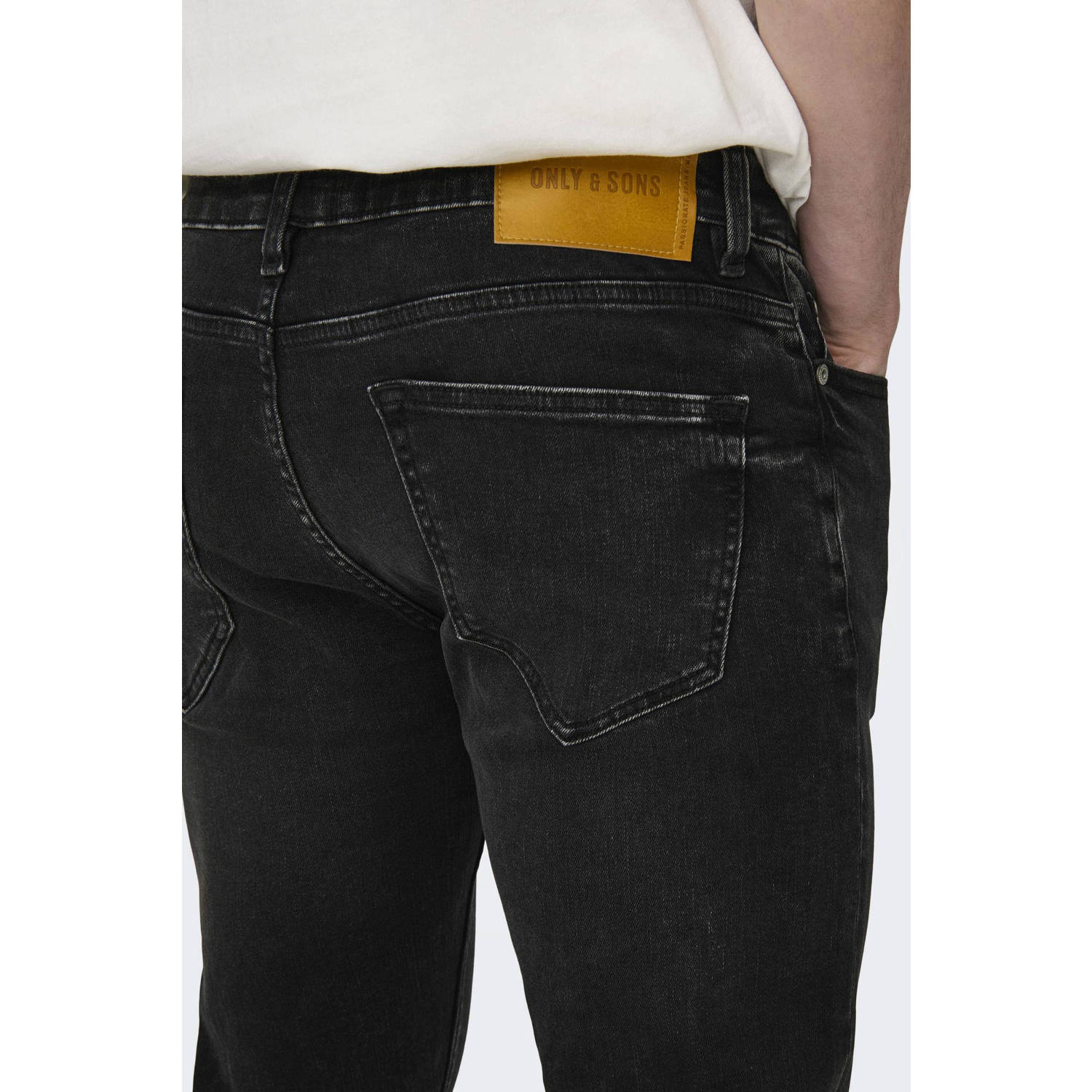 ONLY & SONS skinny jeans ONSWARP 9095 washed black