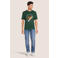 JACK & JONES T-shirt JJLOOF met printopdruk dark green