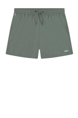 zwemshort met ritszakken olijfgroen